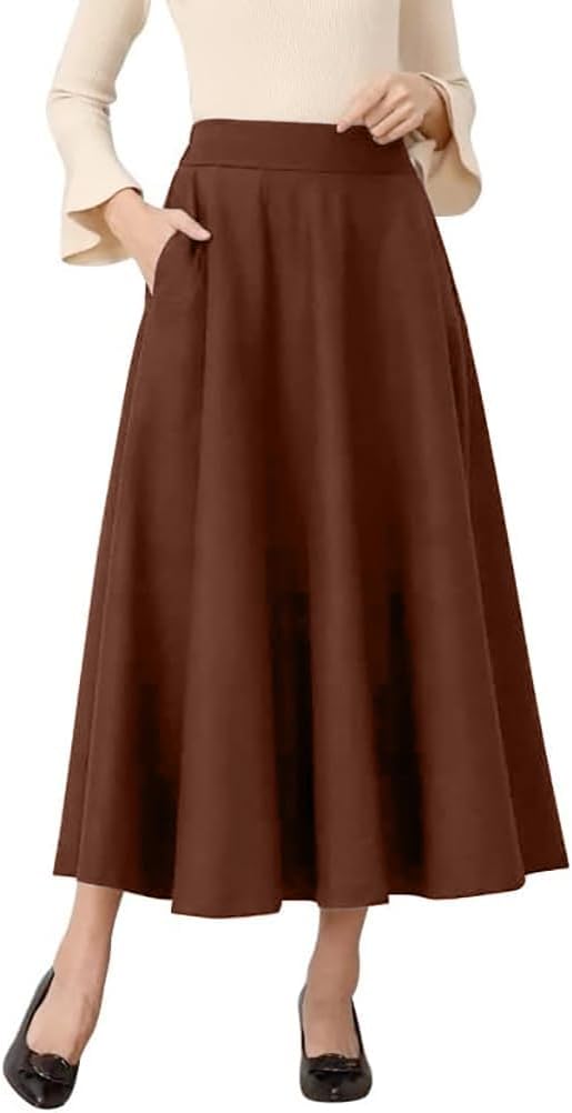 Women's Stretchable Waist Design Long Dress