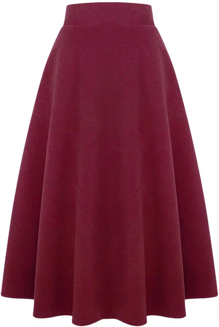 Women's Stretchable Waist Design Long Dress