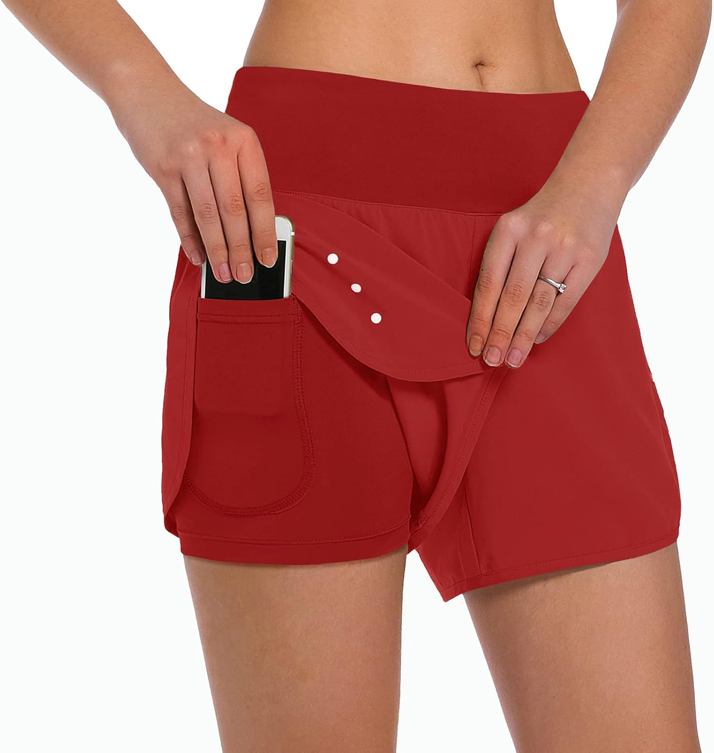 Lady's Double-layer Sports Shorts