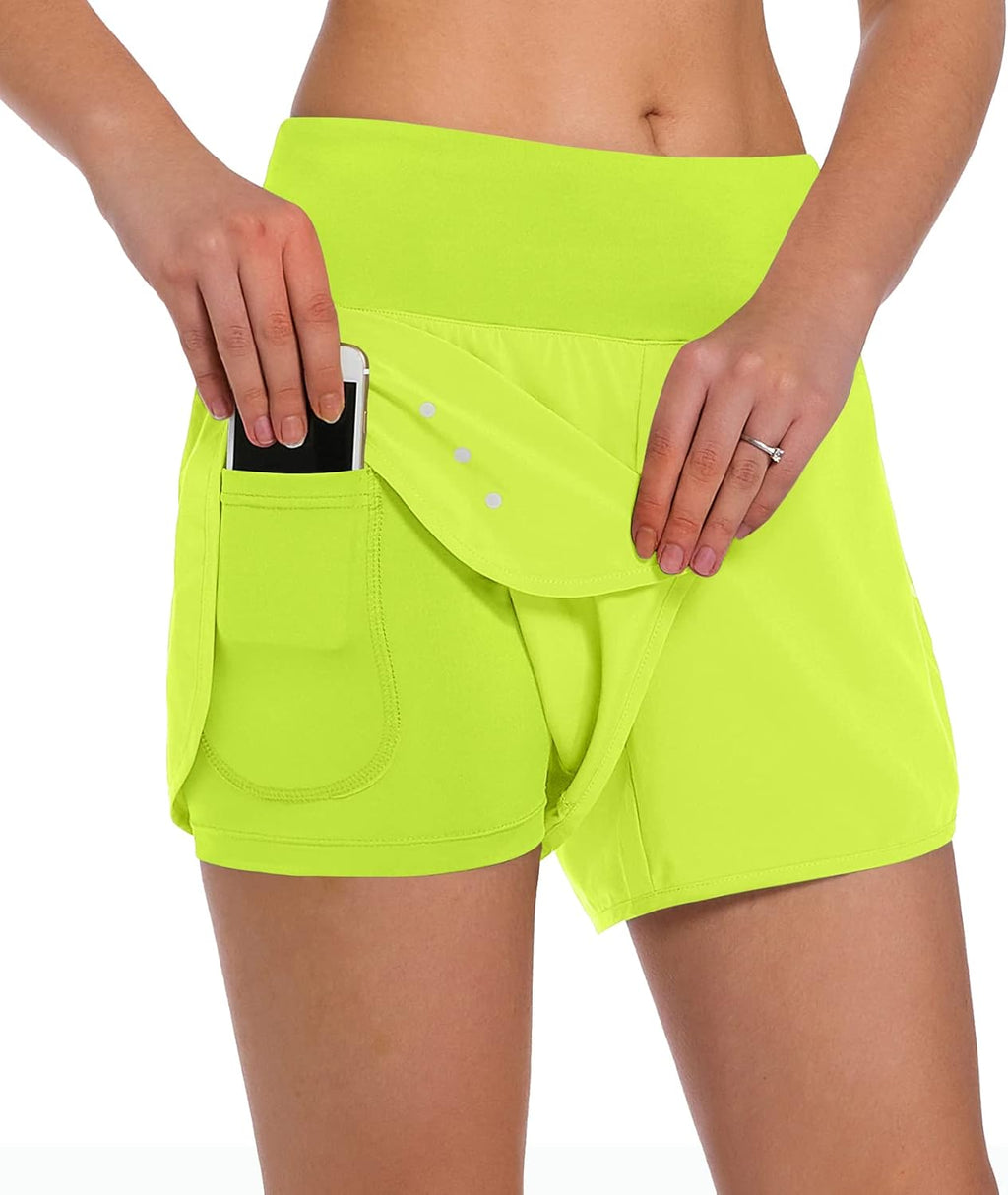 Lady's Double-layer Sports Shorts