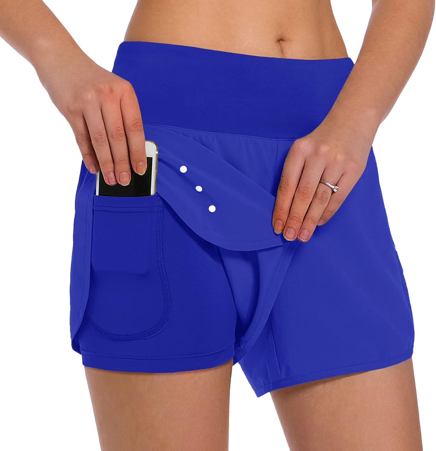 Lady's Double-layer Sports Shorts