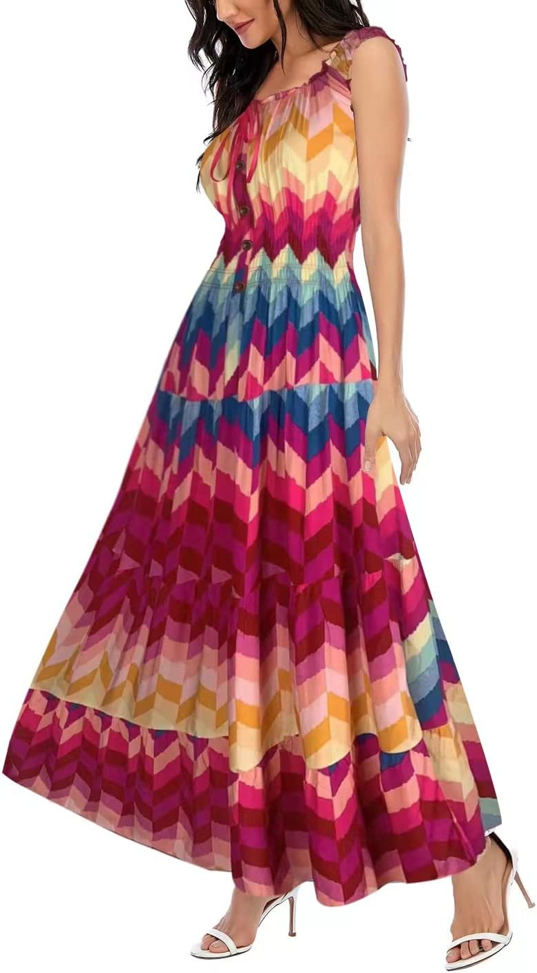 Women's Casual and Flowing Long Dress