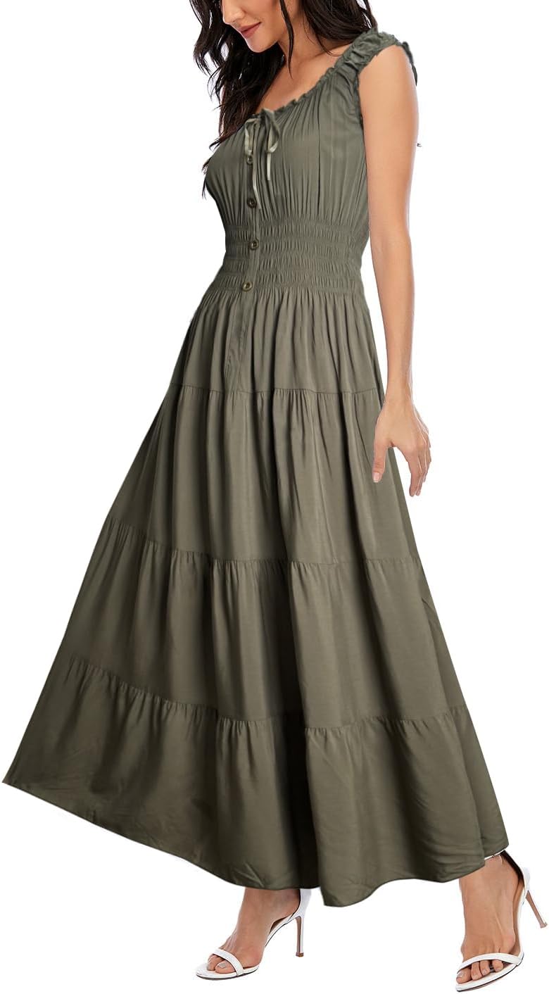 Women's Casual and Flowing Long Dress