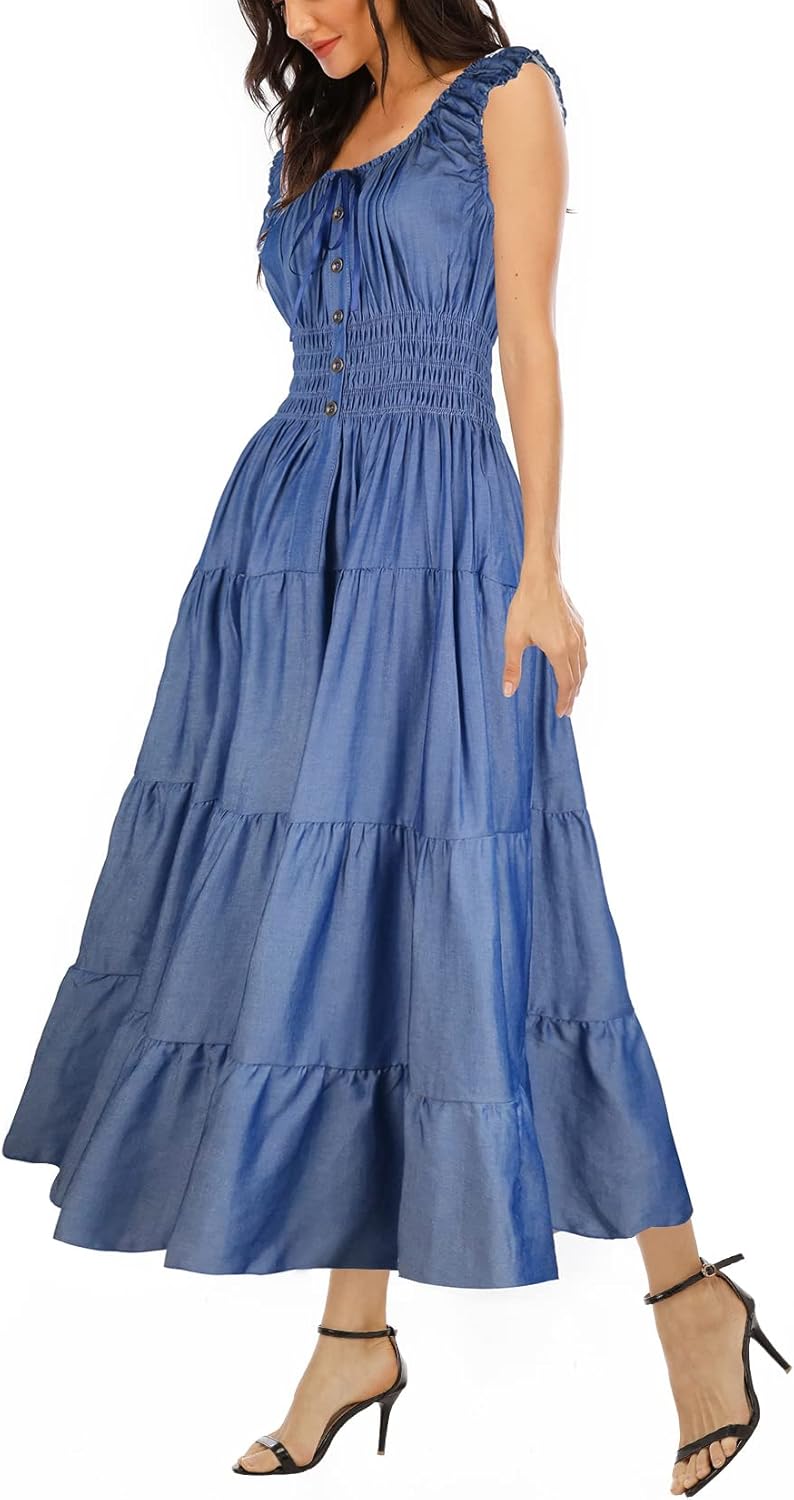 Women's Casual and Flowing Long Dress
