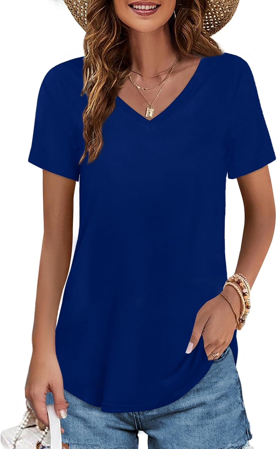 Women's Long-sleeved Cotton Blouse T-shirt