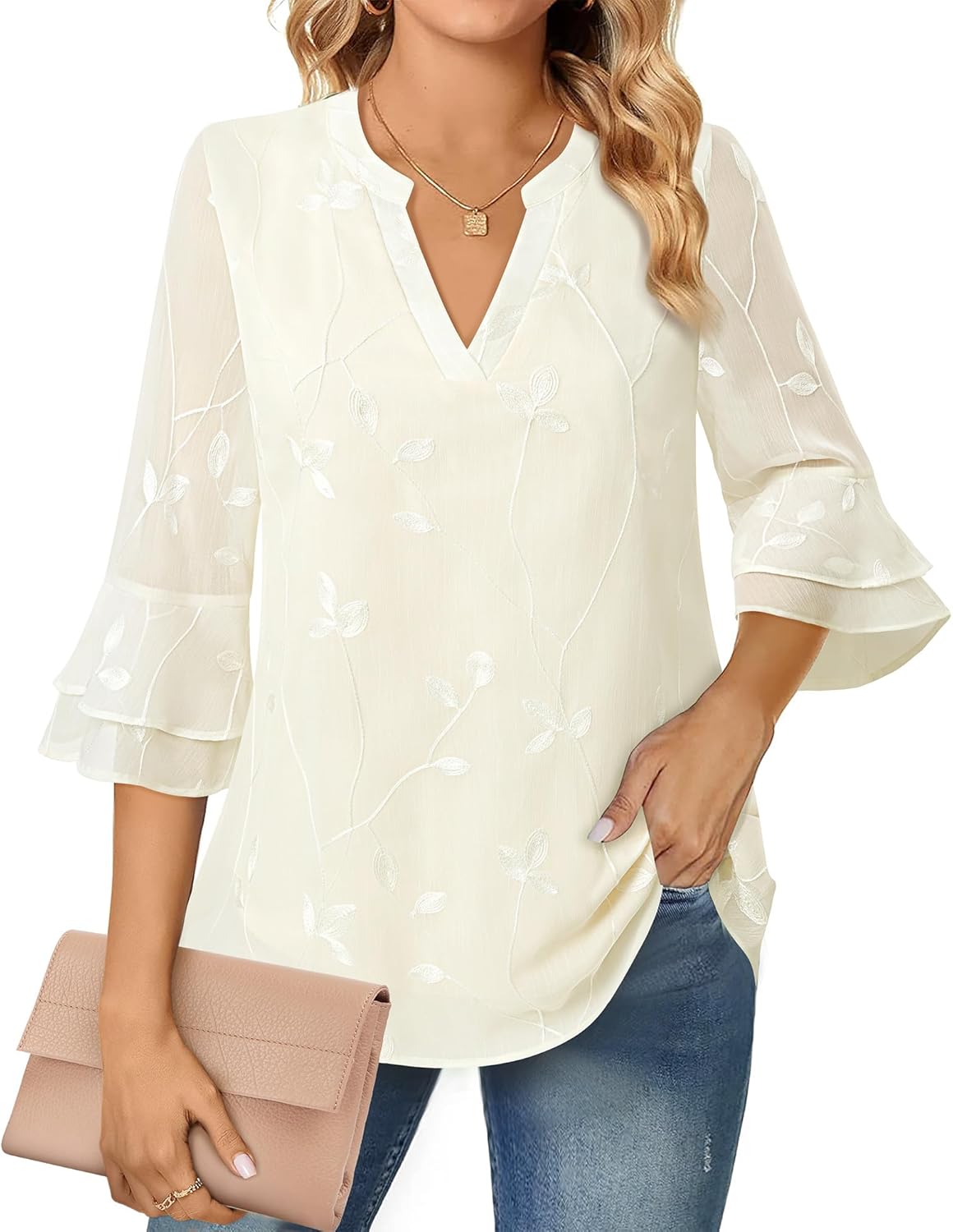 Women's Long-sleeved Blouse