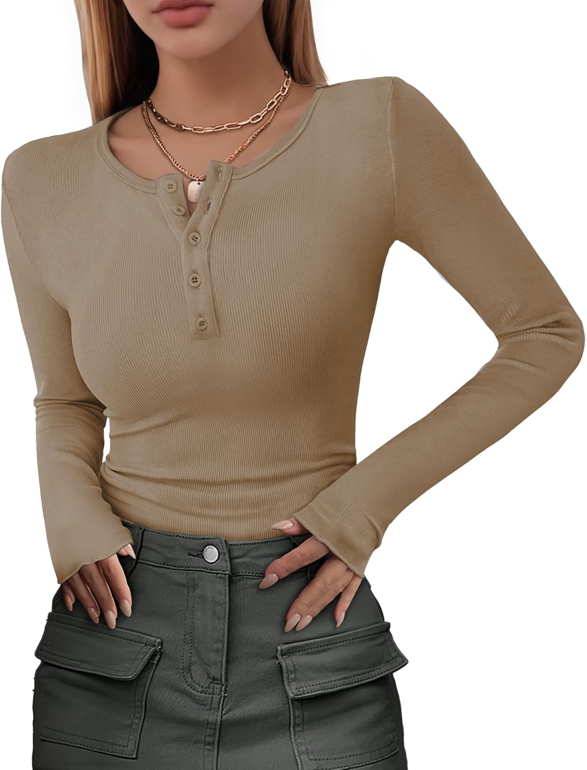 Women's Long-sleeved Blouse