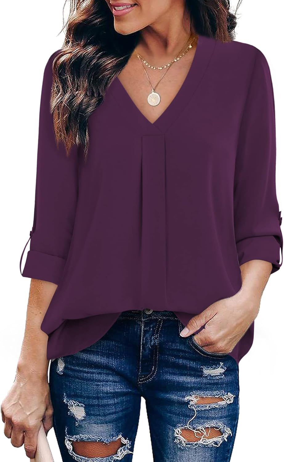 Lady's Long-sleeved Blouse