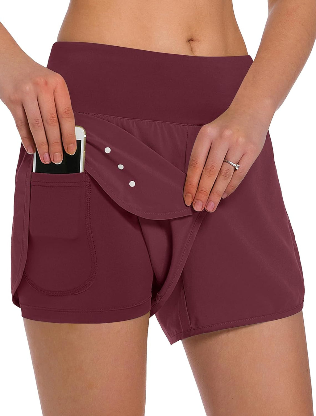 Lady's Double-layer Sports Shorts