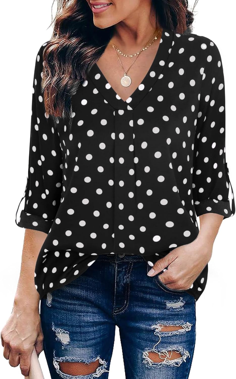 Lady's Long-sleeved Blouse