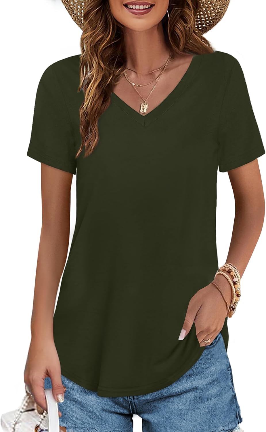 Women's Long-sleeved Cotton Blouse T-shirt