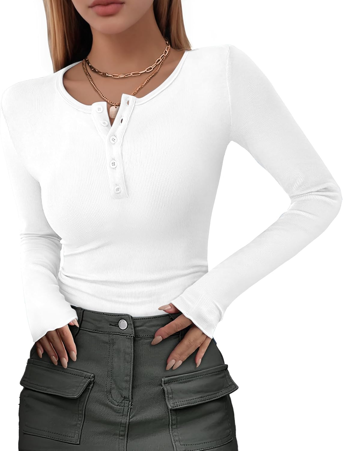 Women's Long-sleeved Blouse