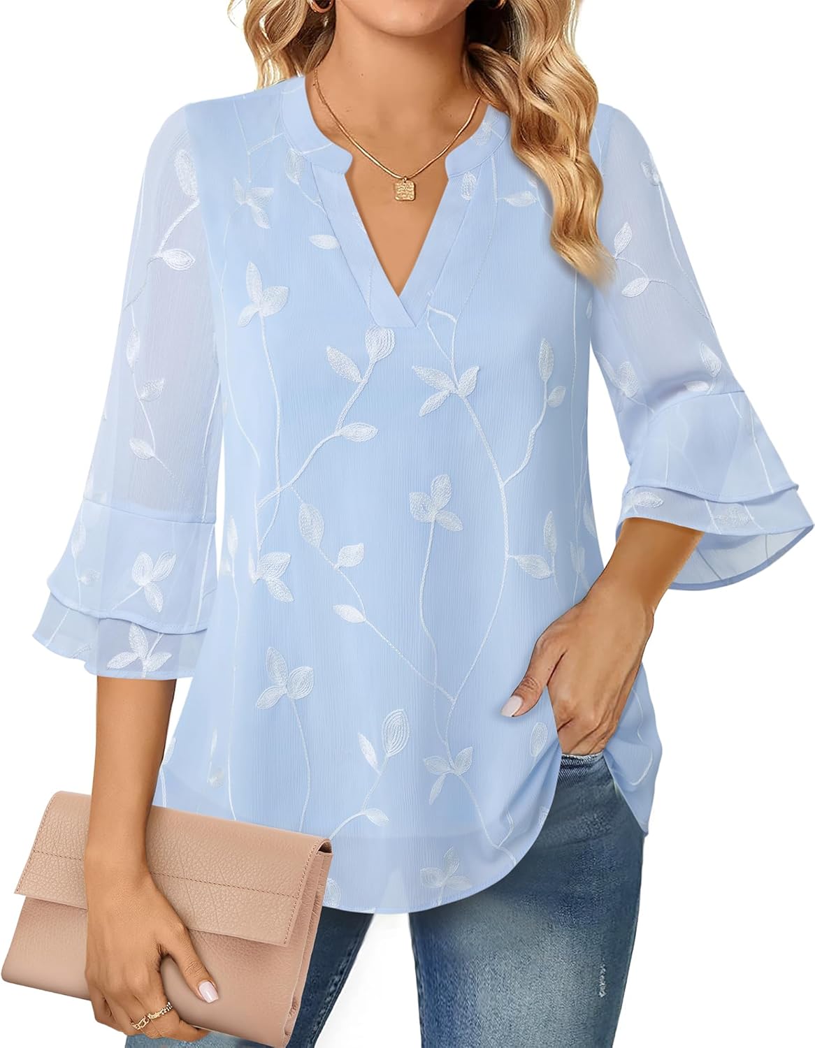 Women's Long-sleeved Blouse