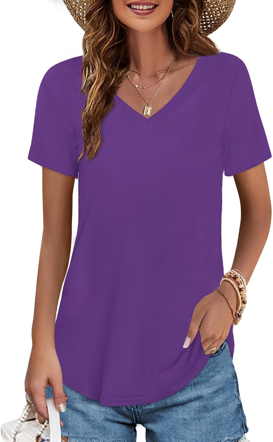 Women's Long-sleeved Cotton Blouse T-shirt