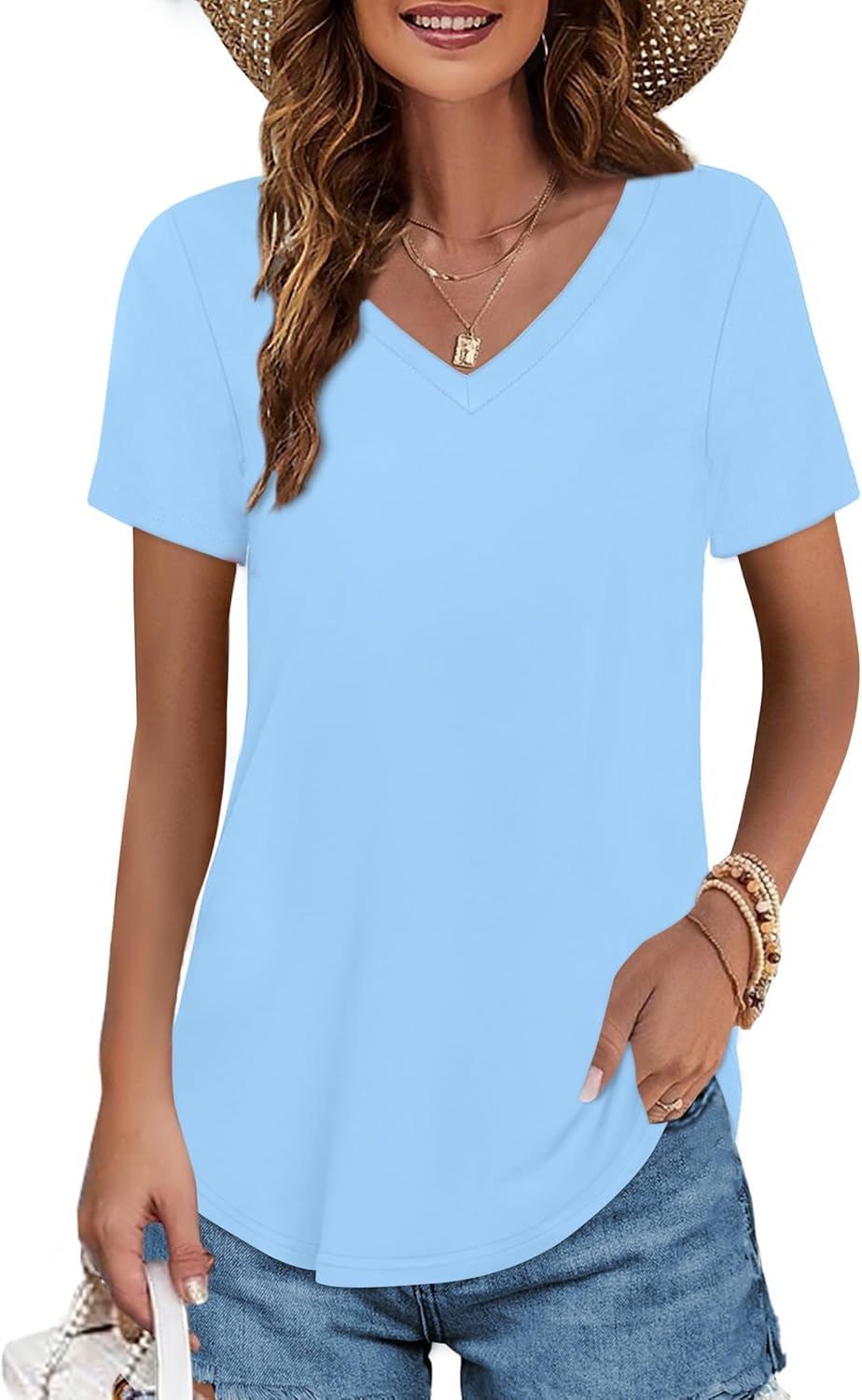 Women's Long-sleeved Cotton Blouse T-shirt