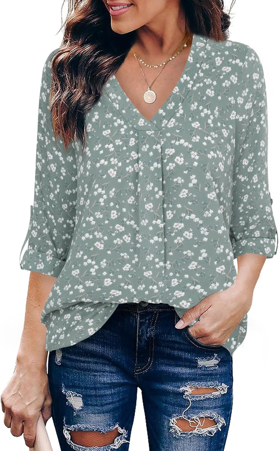 Lady's Long-sleeved Blouse