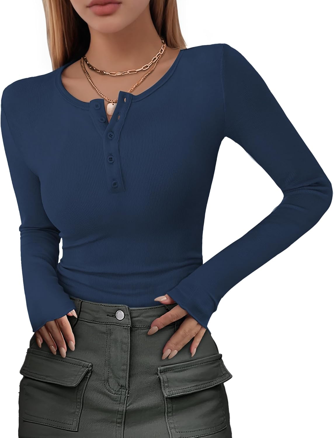 Women's Long-sleeved Blouse