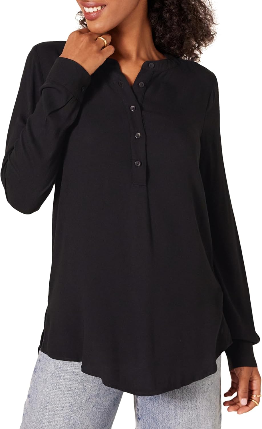 Women's Long-sleeved Knitted Blouse