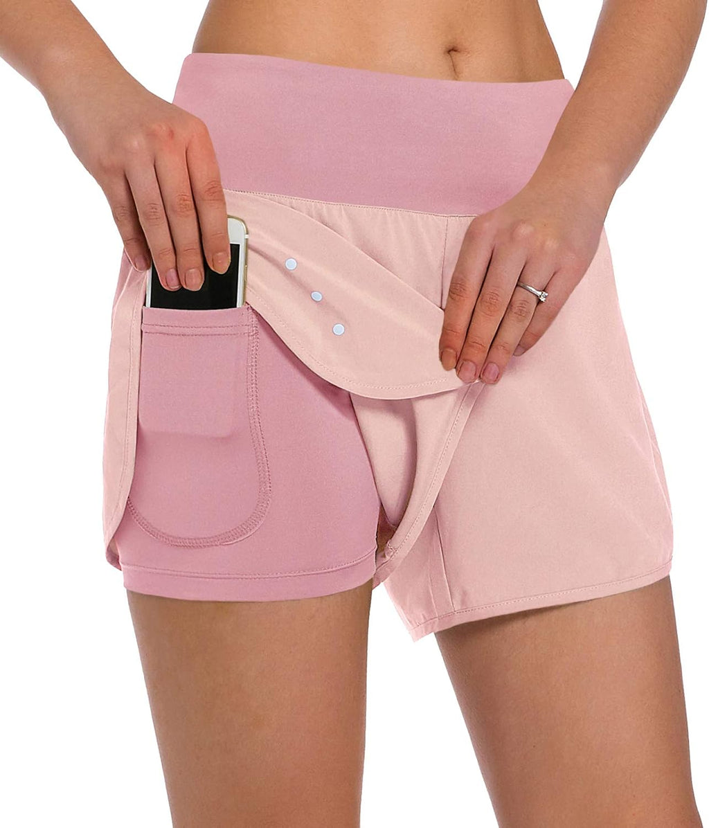 Lady's Double-layer Sports Shorts