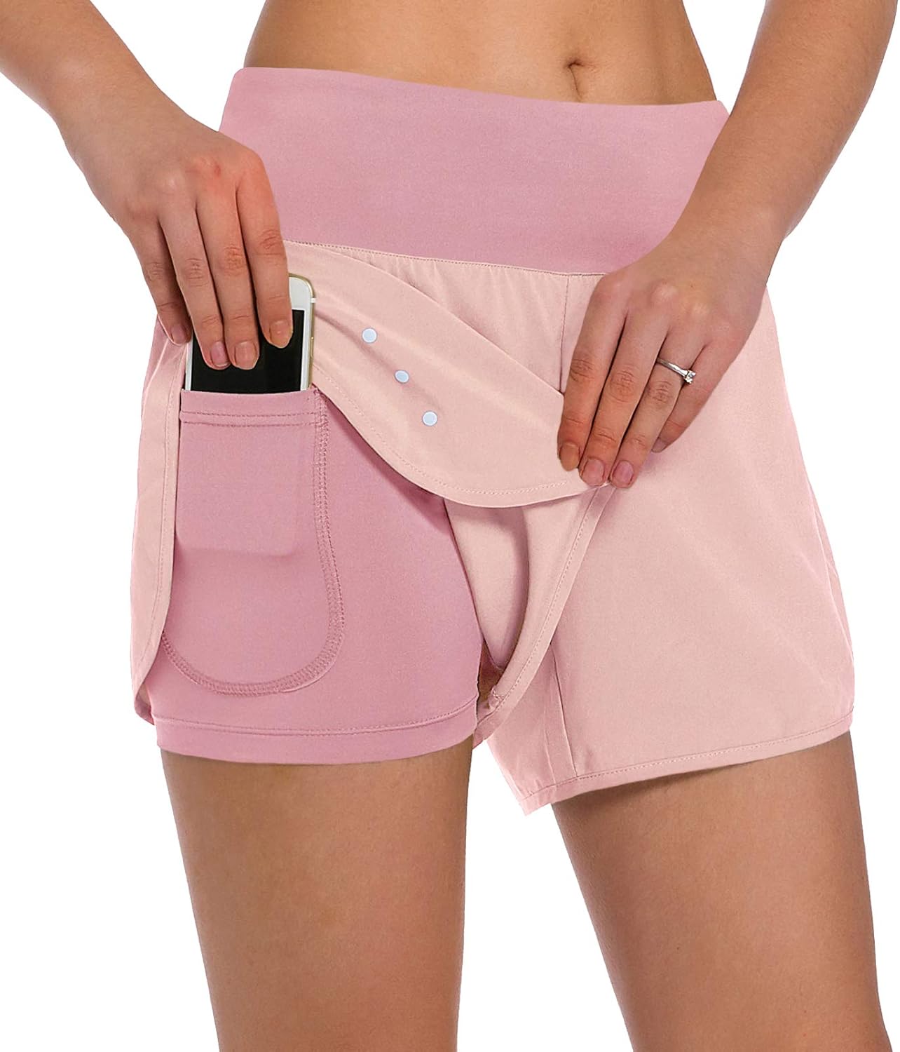 Lady's Double-layer Sports Shorts