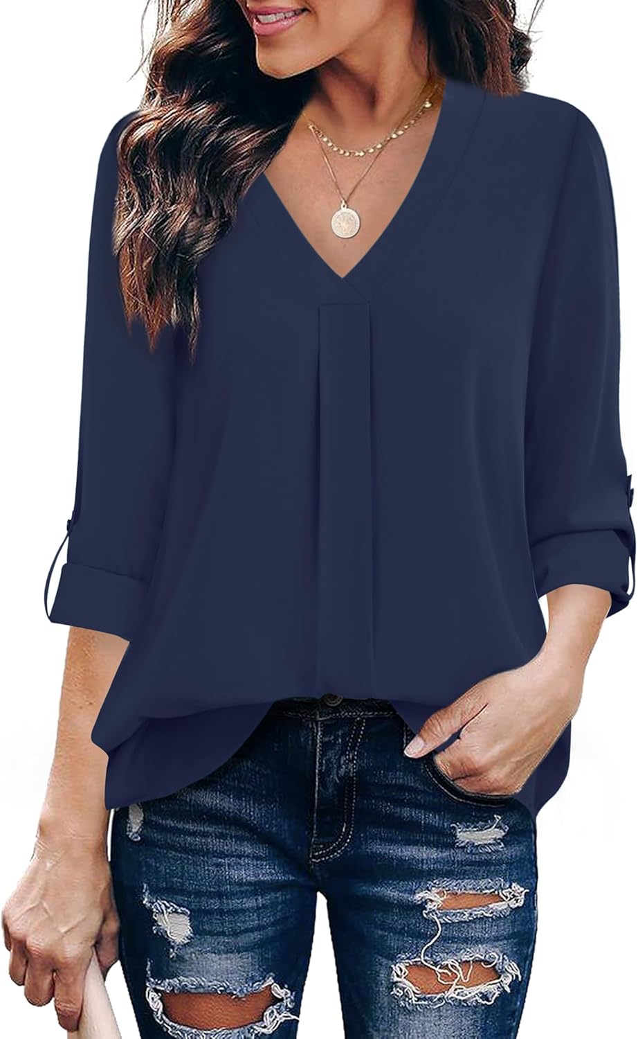 Lady's Long-sleeved Blouse