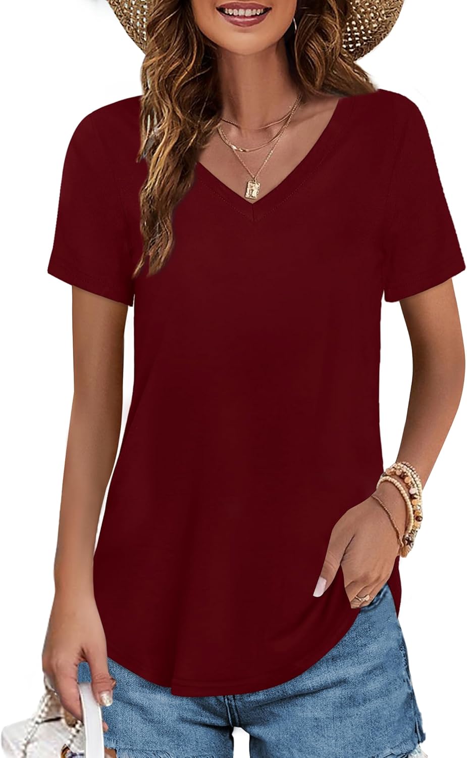 Women's Long-sleeved Cotton Blouse T-shirt