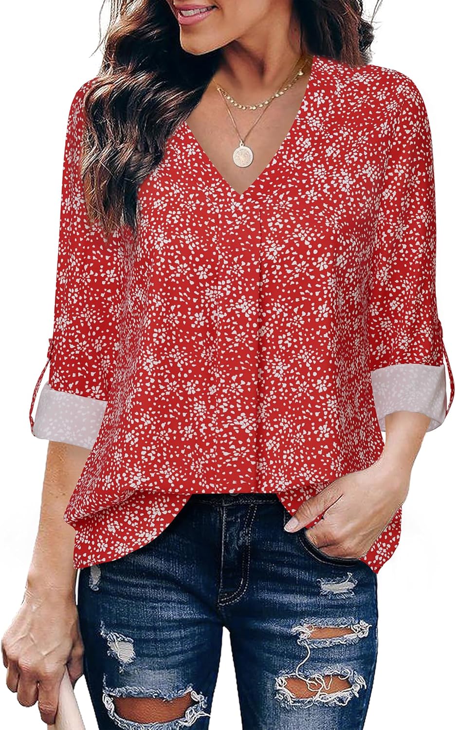 Lady's Long-sleeved Blouse