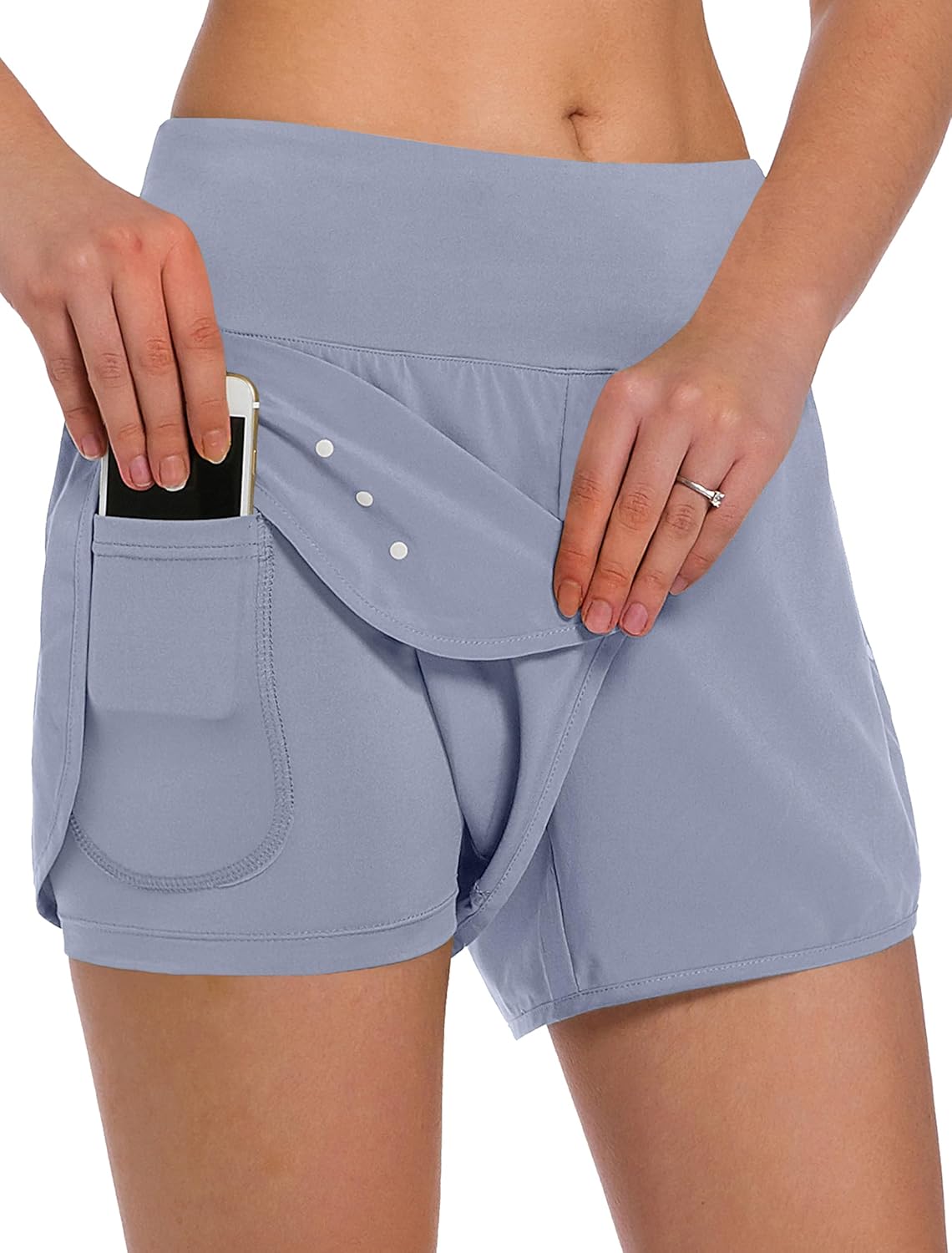 Lady's Double-layer Sports Shorts