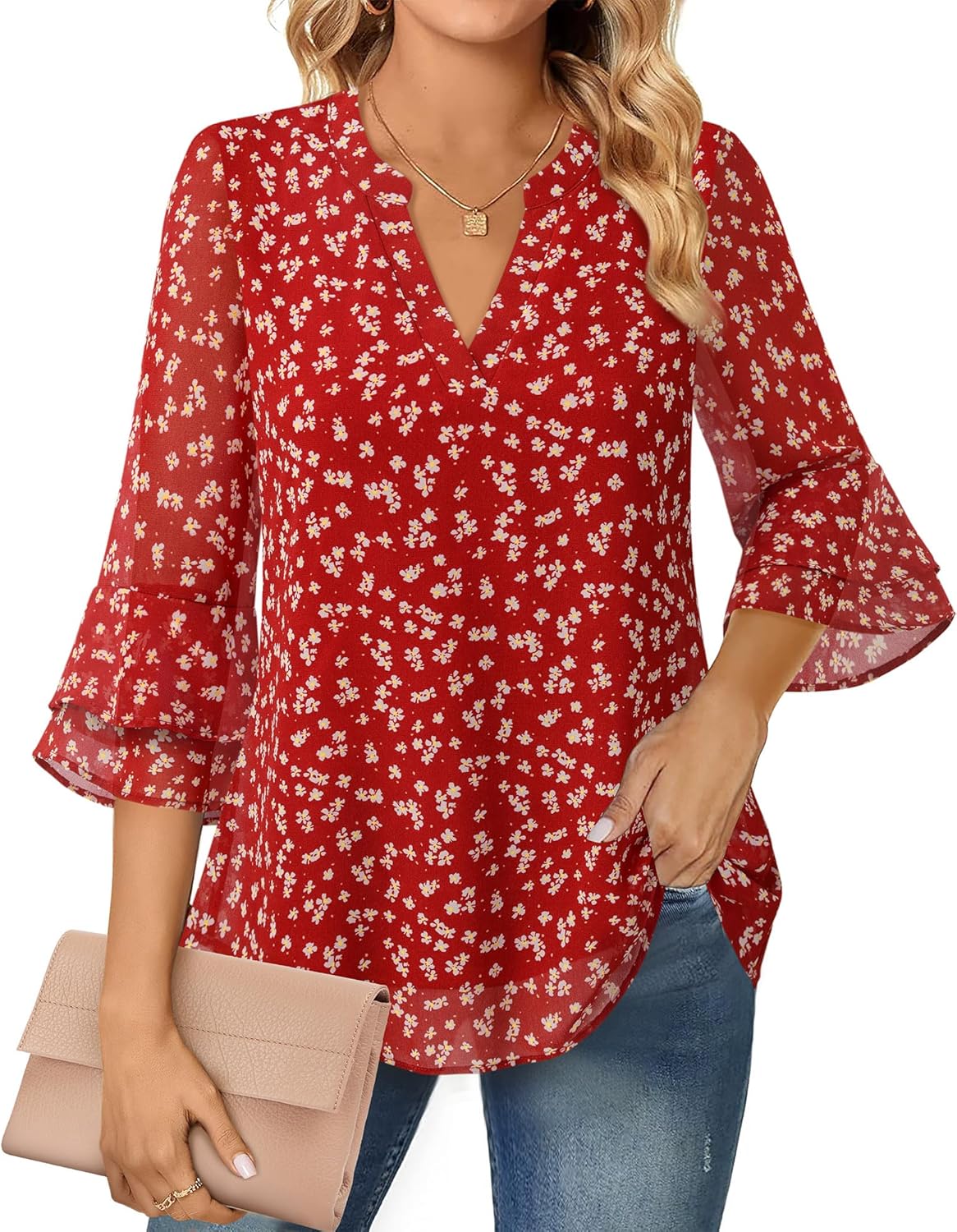 Women's Long-sleeved Blouse