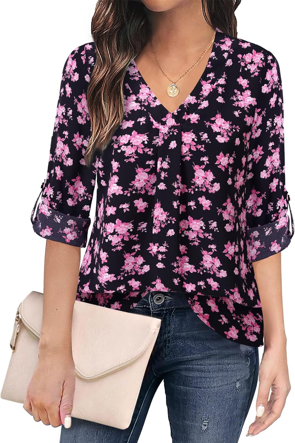 Lady's Long-sleeved Blouse