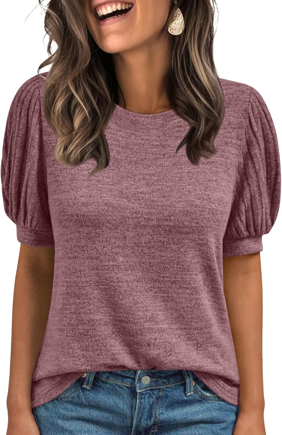 Lady's Short-sleeved Blouse