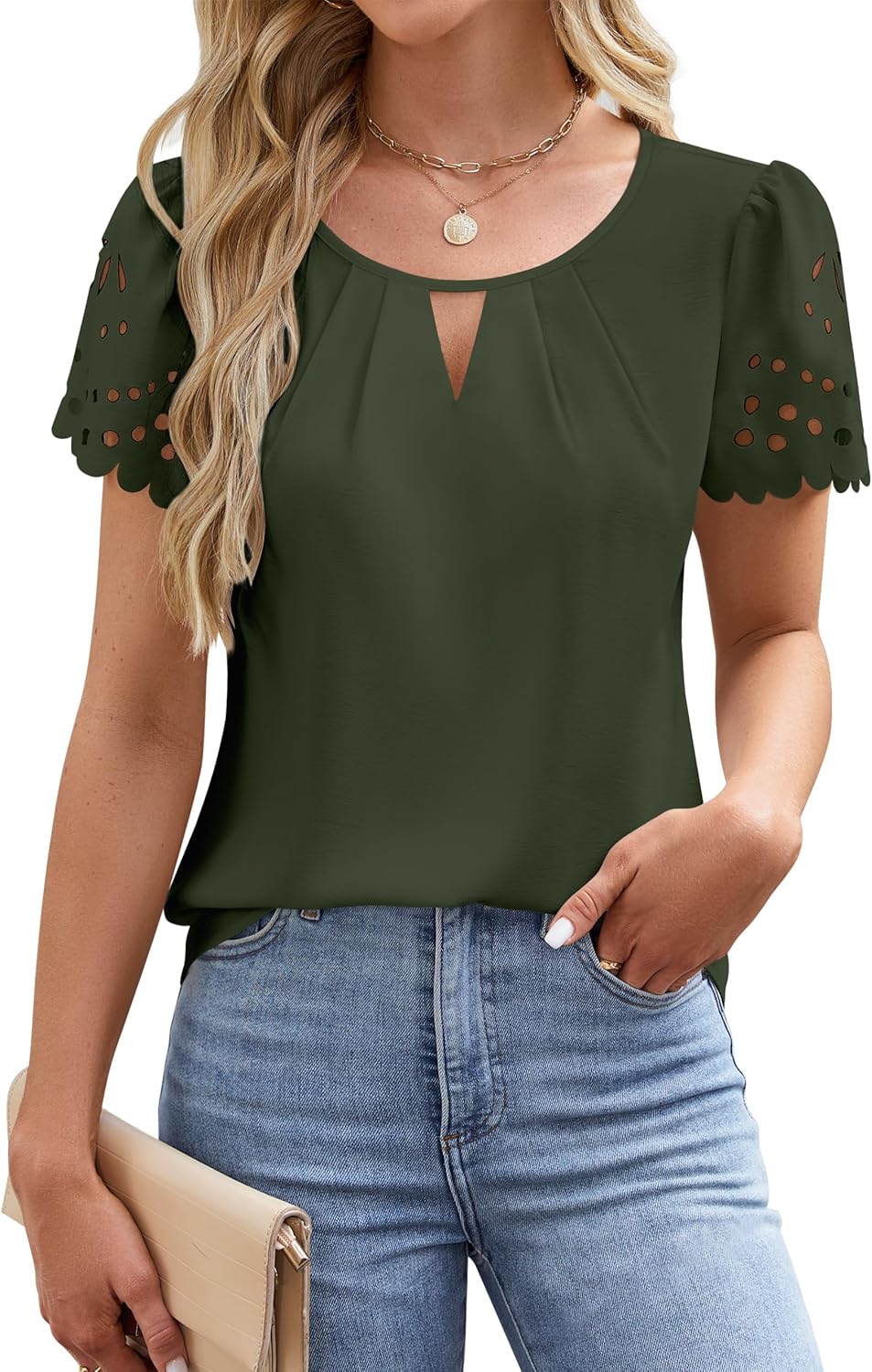 Women's Short-sleeved Blouse