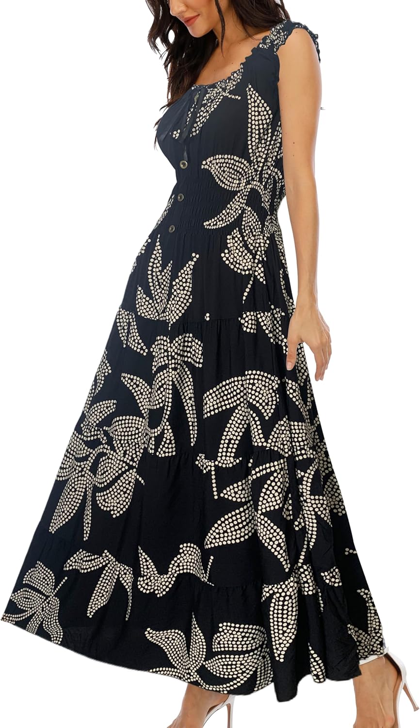 Women's Casual and Flowing Long Dress