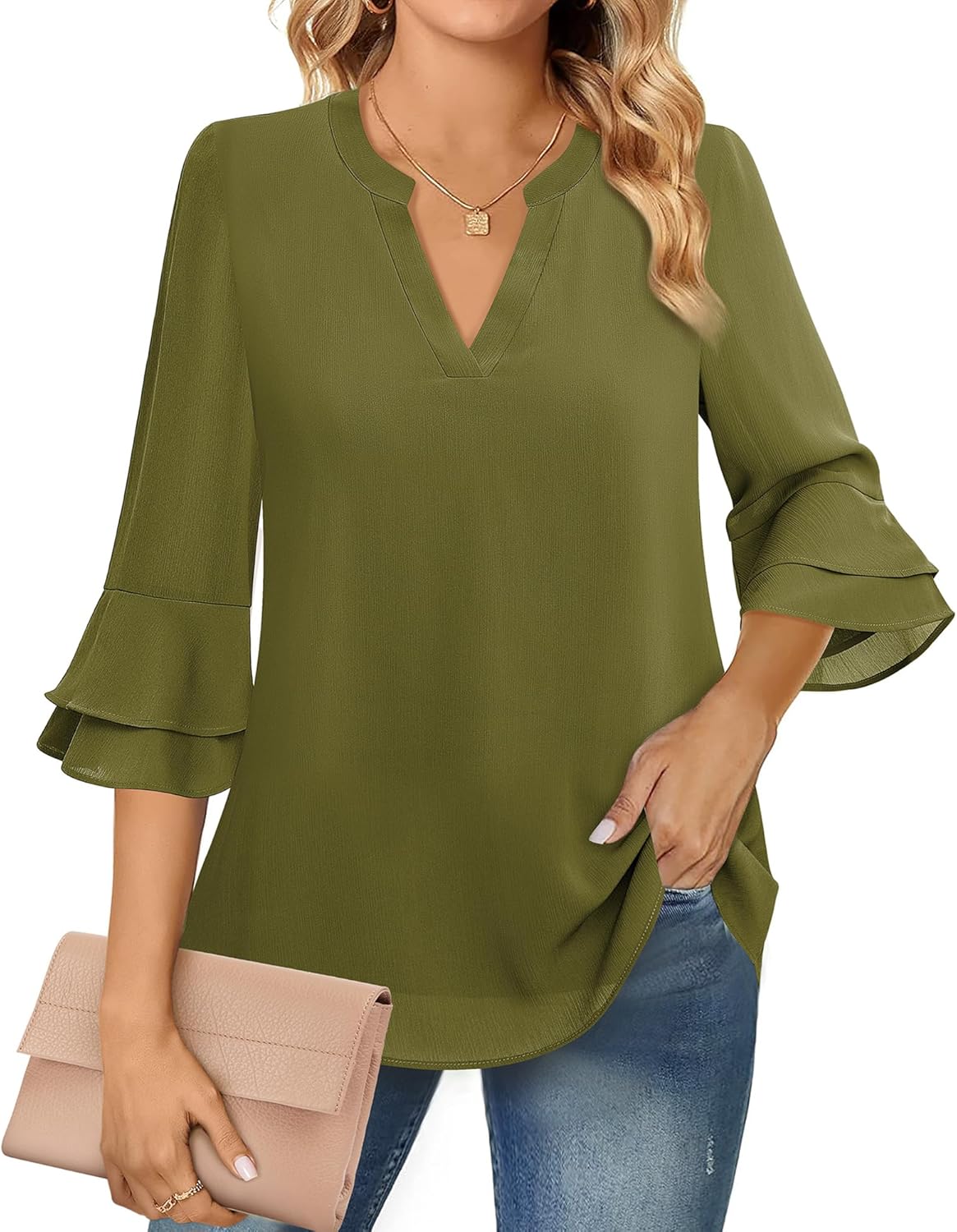 Women's Long-sleeved Blouse