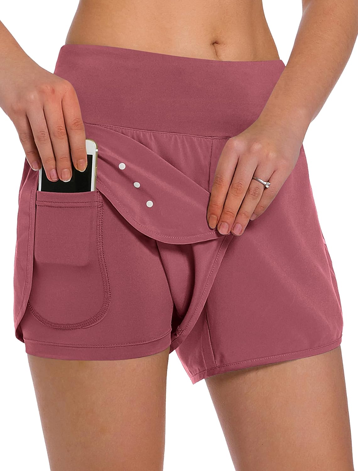 Lady's Double-layer Sports Shorts
