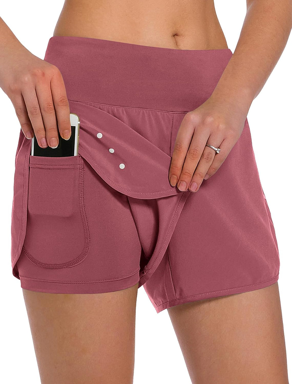 Lady's Double-layer Sports Shorts