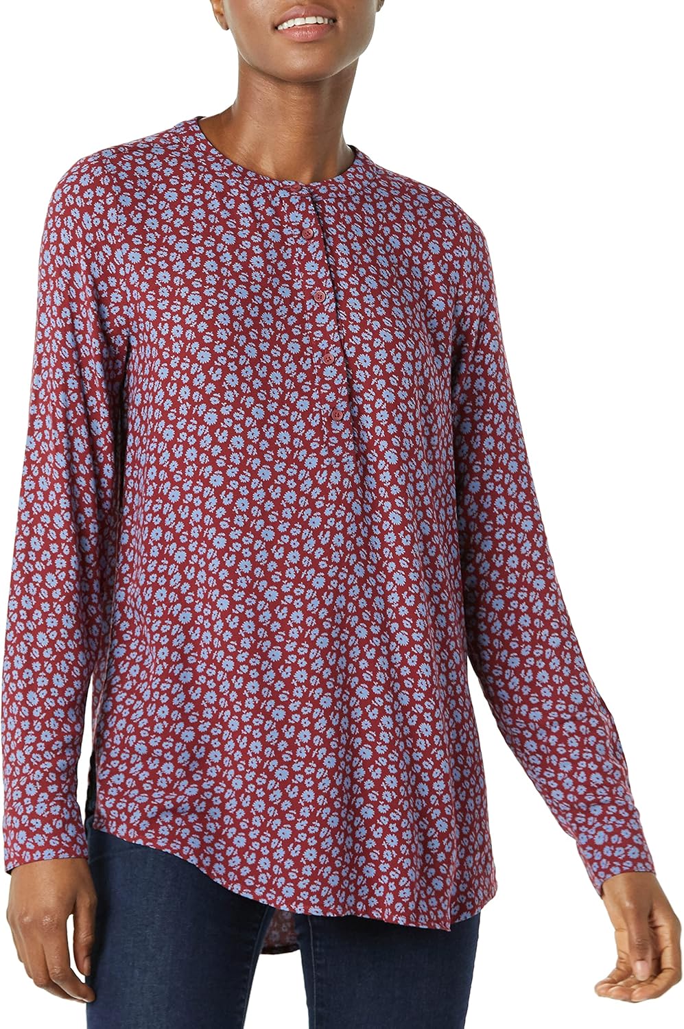 Women's Long-sleeved Knitted Blouse