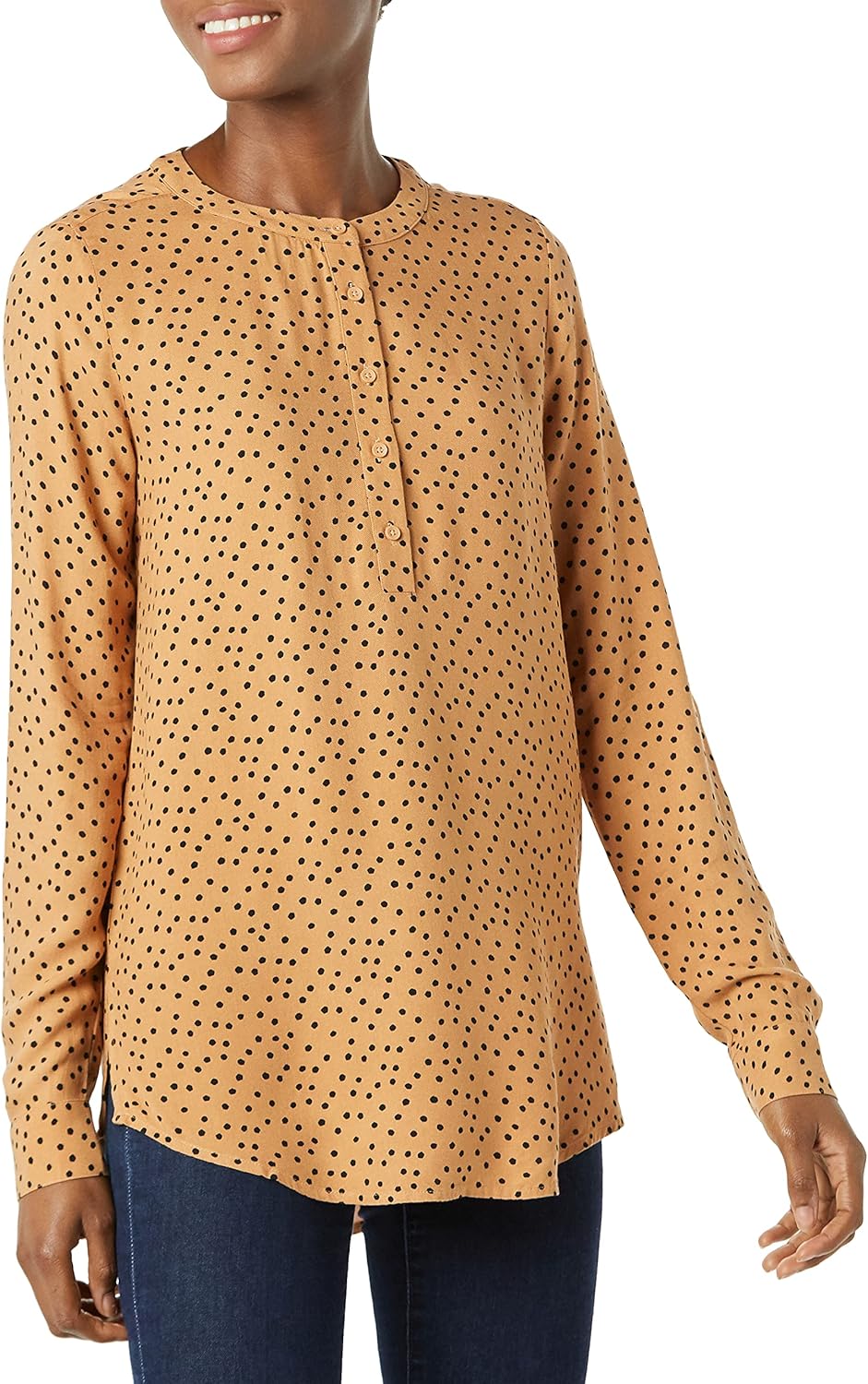 Women's Long-sleeved Knitted Blouse
